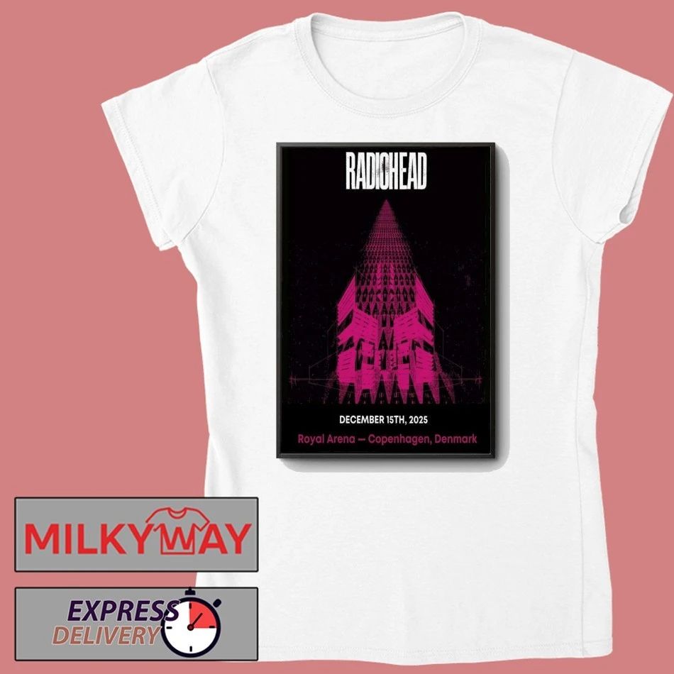 Radiohead Dec 15 2025 Poster Copenhagen, DE shirt