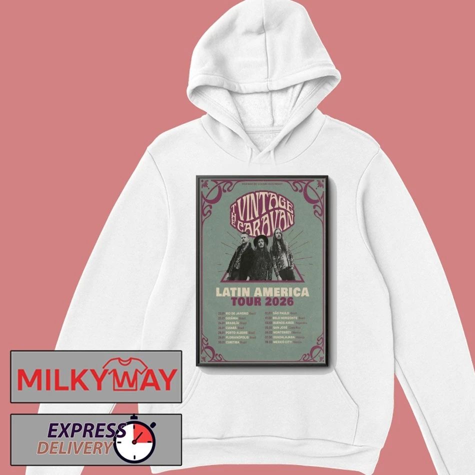 The Vintage Caravan Latin America Tour 2026 Poster shirt