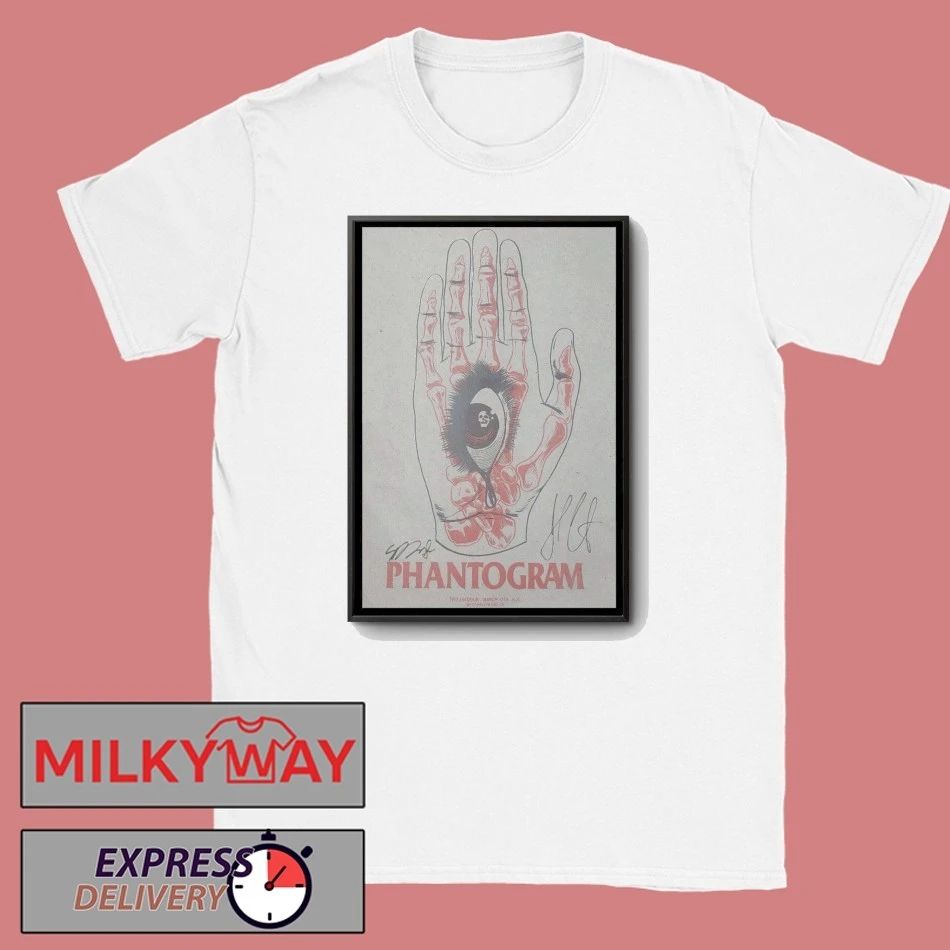 PHANTOGRAM Mar 13 2026 Poster Troubadour Signed shirt