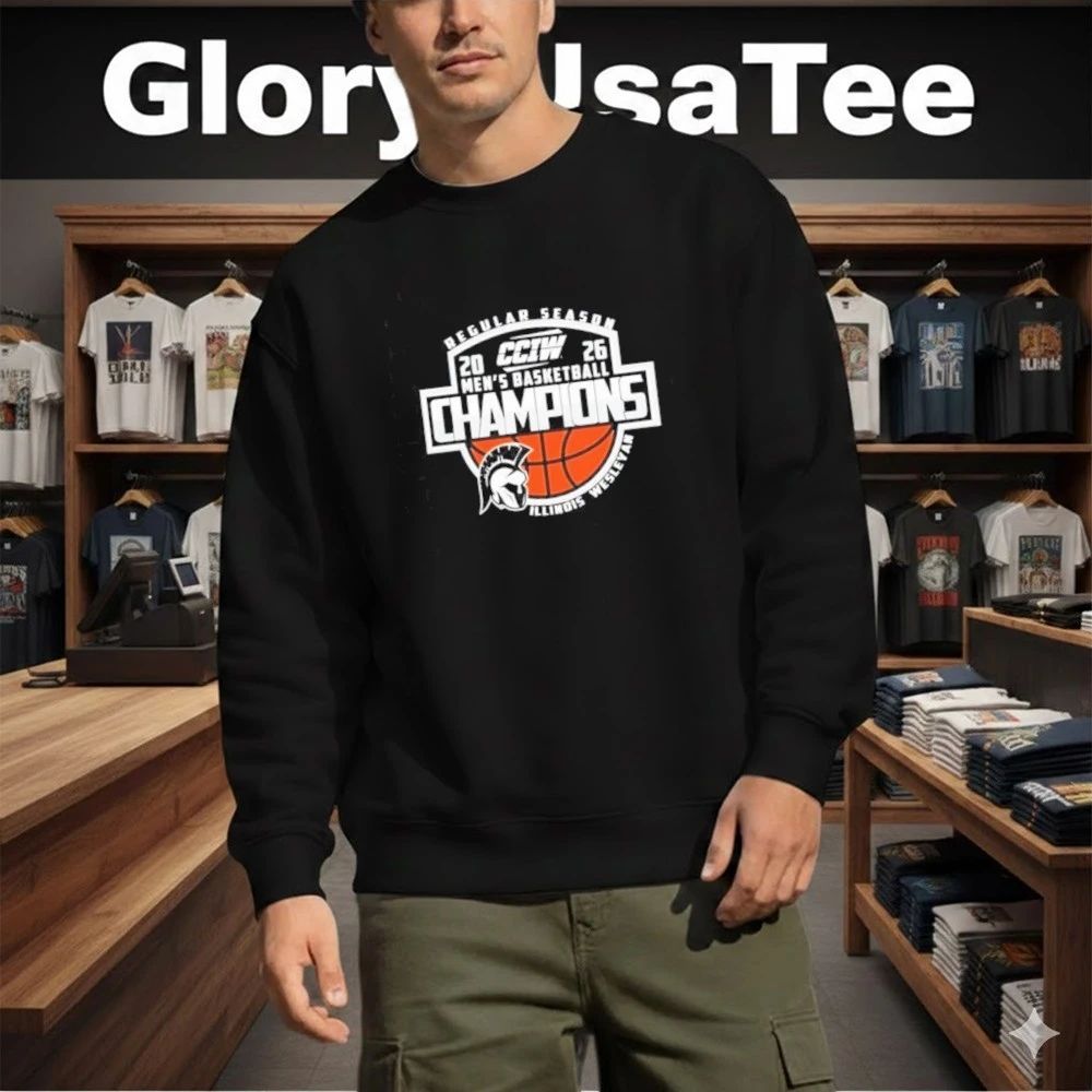 Illinois Wesleyan Men’s Basketball CCIW Regular Season Champions 2026 Shirt