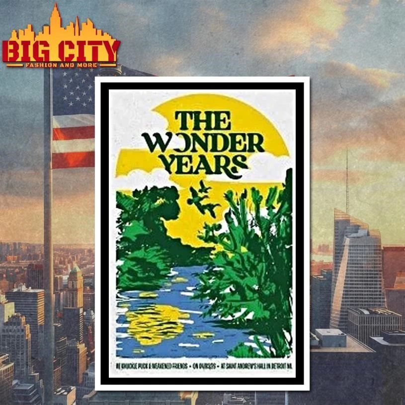 The Wonder Years Detroit Mi On Tour Apr 3 2026 Shirt