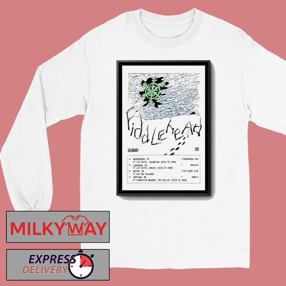 Fiddlehead Tour December 2025 Poster shirt