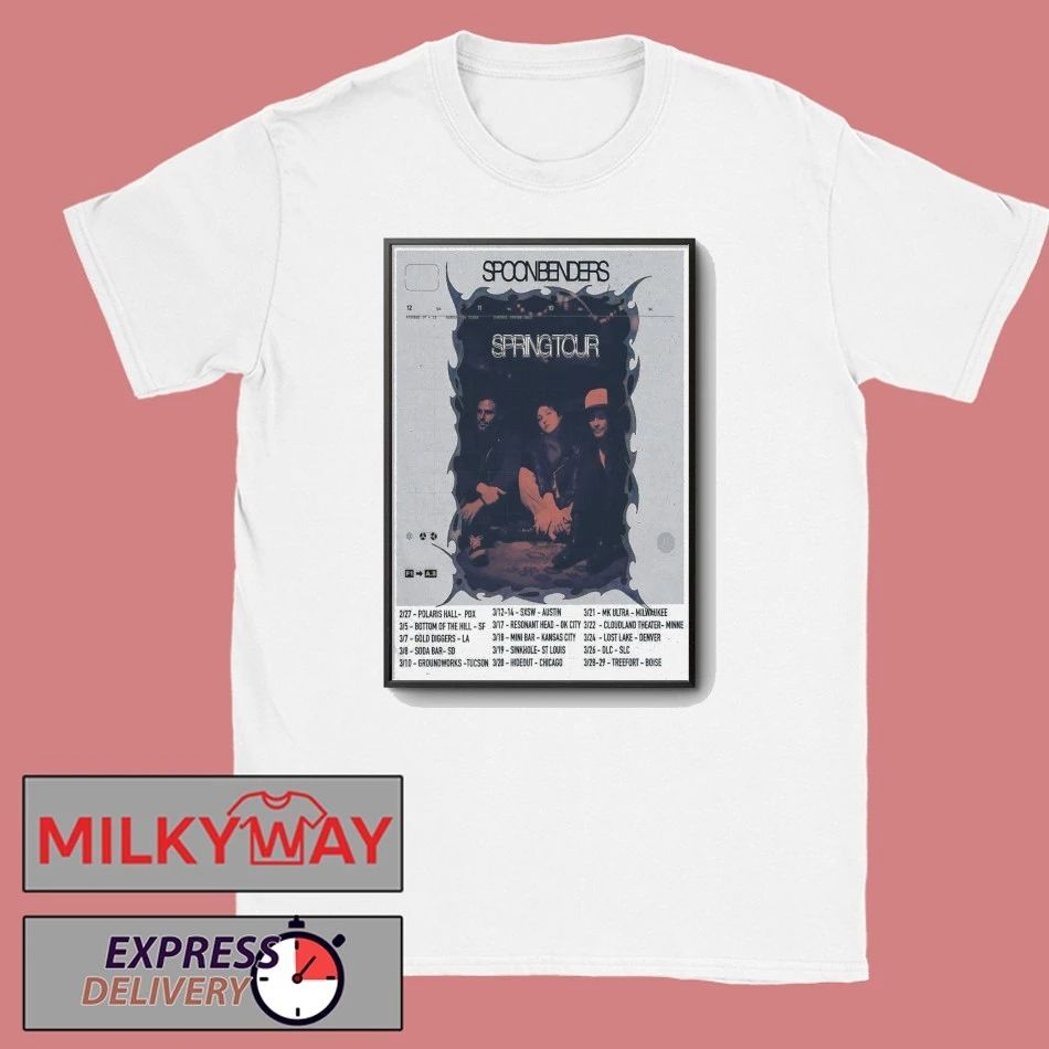 Spoon Benders 2026 Spring Tour Poster shirt