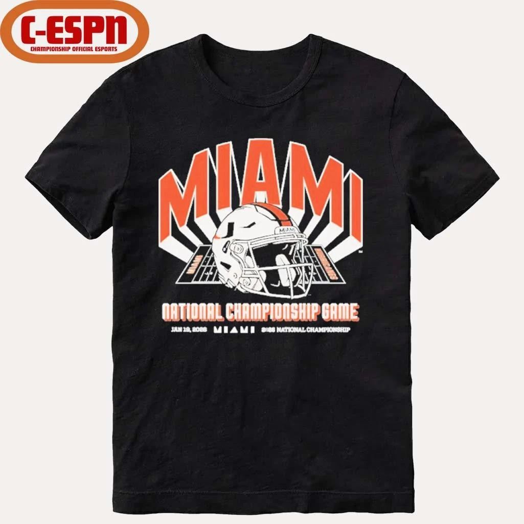 Miami 2026 CFP National Championship Game shirt