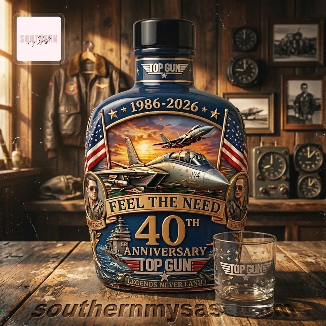 Gun 40th Anniversary 1986-2026 Commemorative Whiskey Bottle