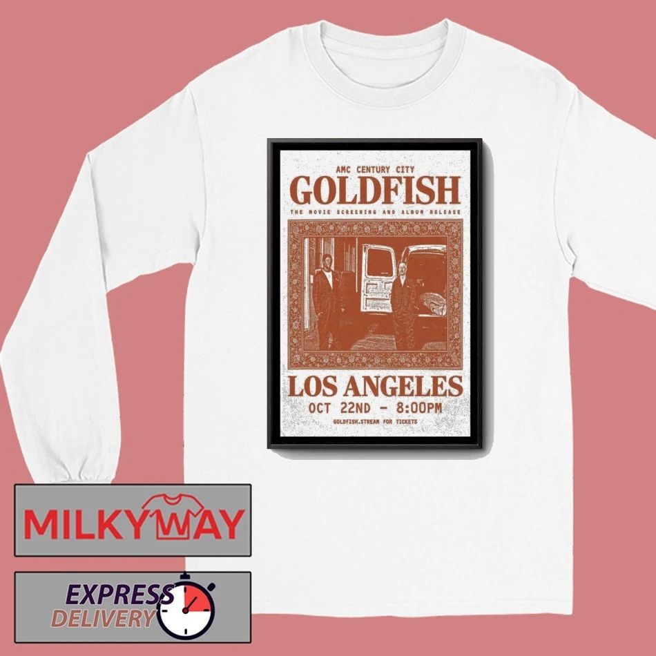 Goldfish October 22 2025 Los Angeles,California Poster shirt