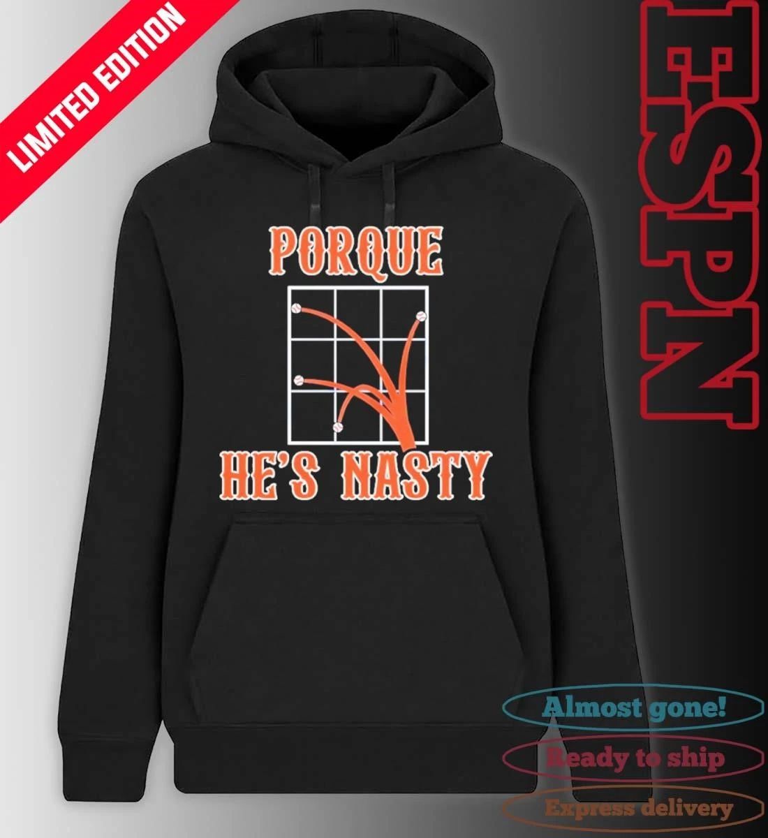 New York Mets Porque He’s Nasty T-Shirt