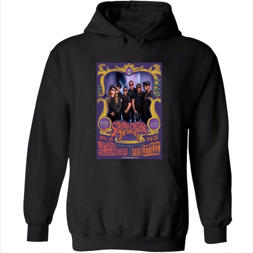 The String Cheese Incident Aug 14 2026 Pines Music Park in Eau Claire Tour Shirt