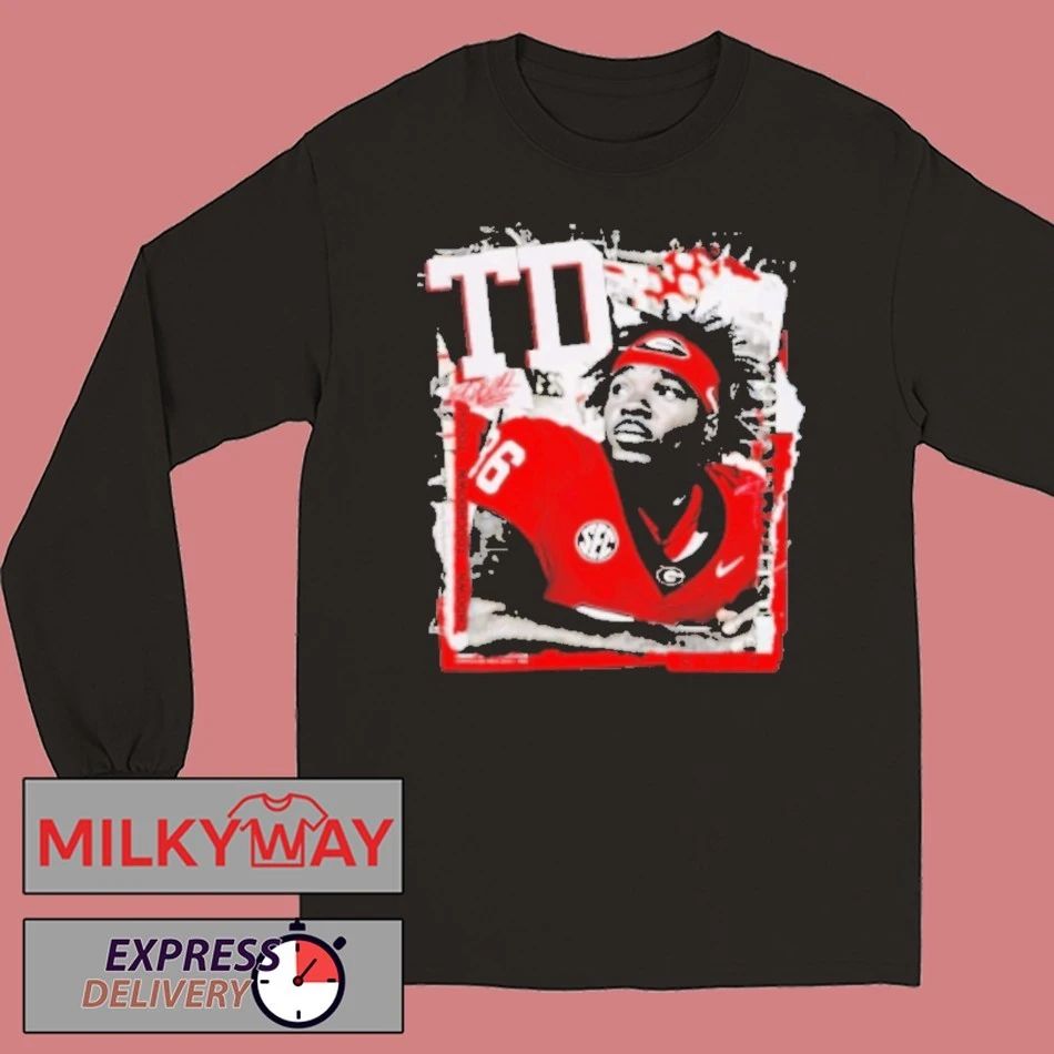 Dillon Bell Td Georgia Bulldogs How Bout Em Graphic Shirt