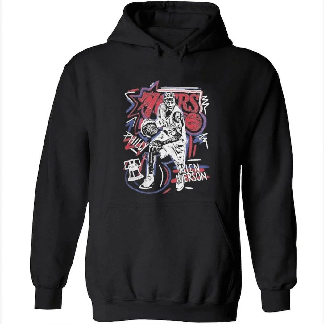 Philadelphia 76ers Allen Iverson Mitchell & Ness Chalked Up Shirt