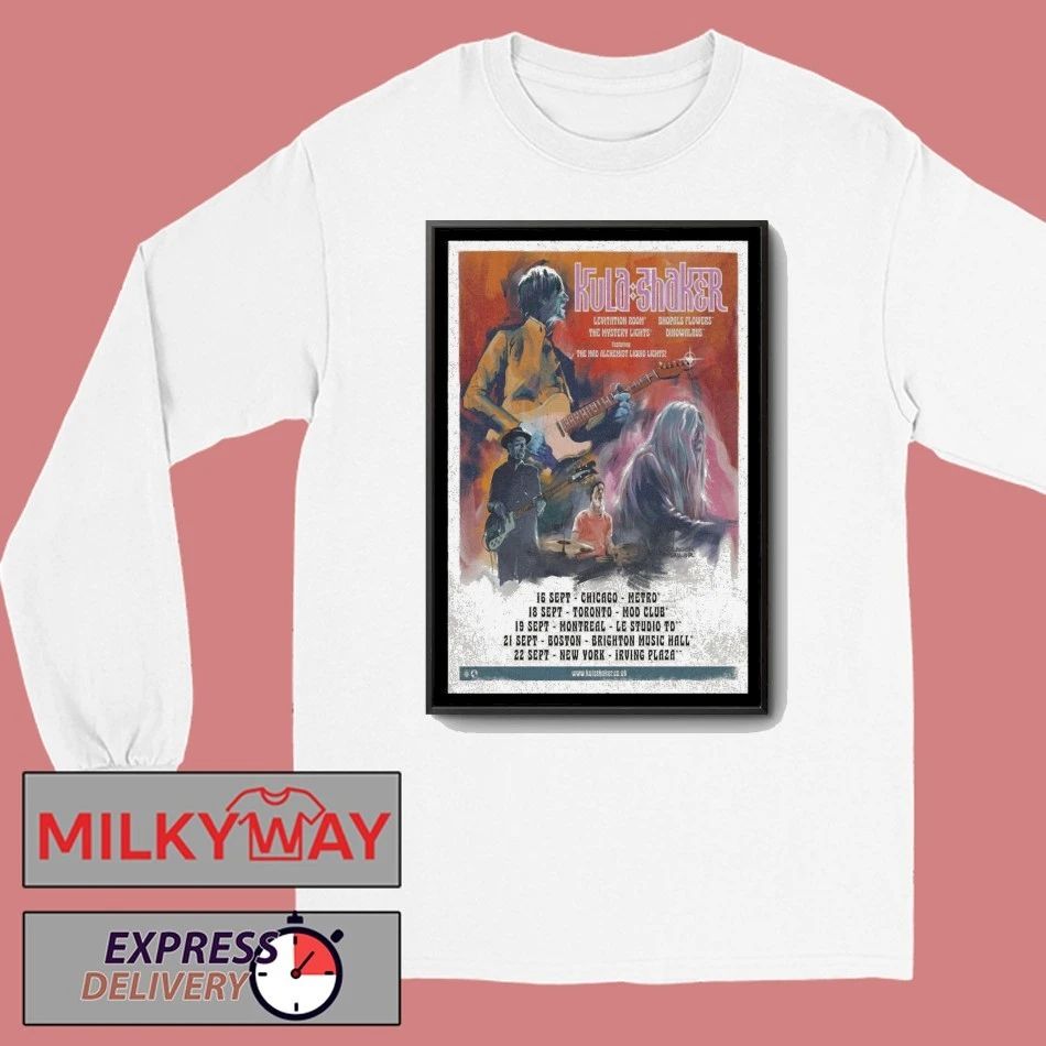 Poster Kula Shaker Tour September 2025 shirt