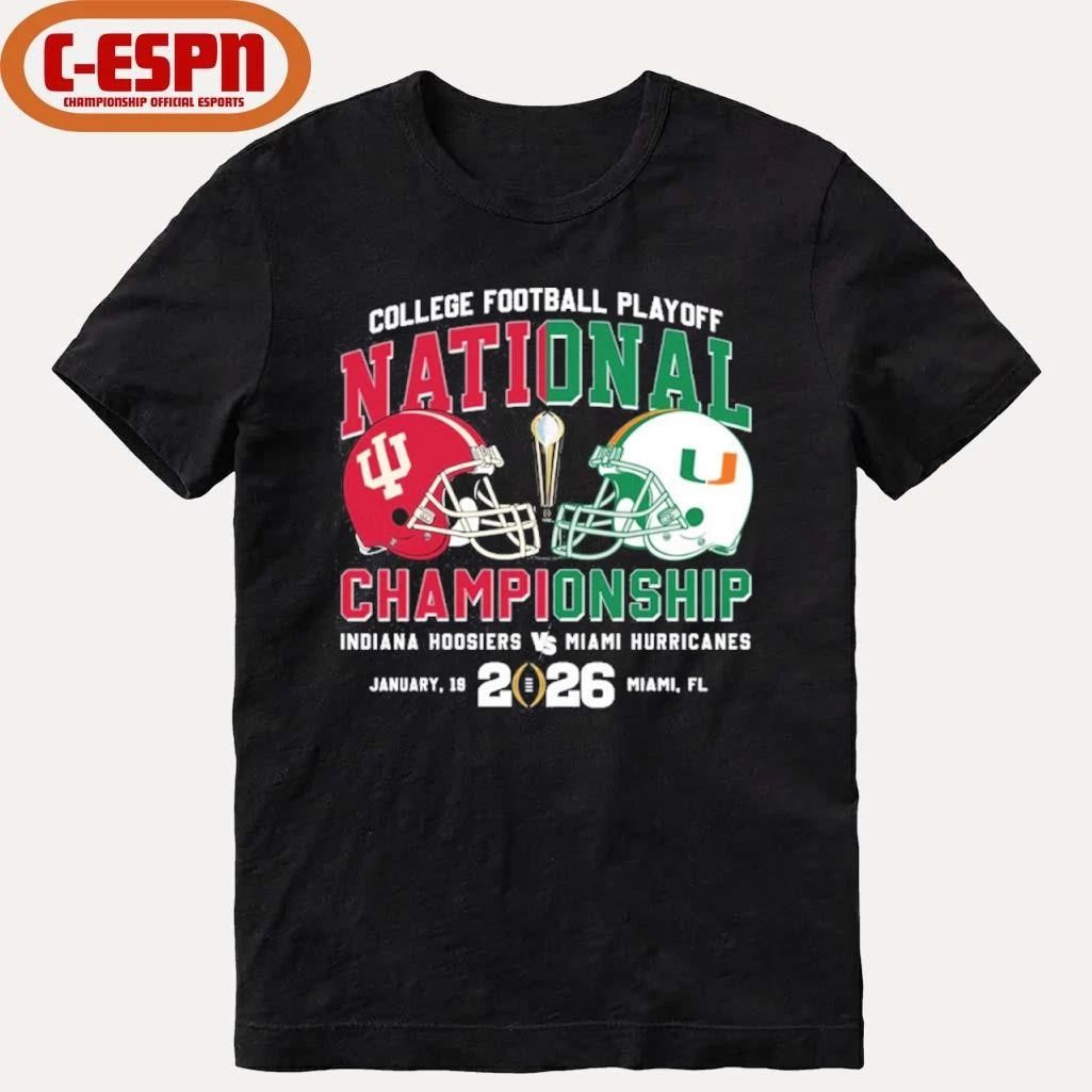 Hoosiers vs Canes CFP Championship Bound Shirt