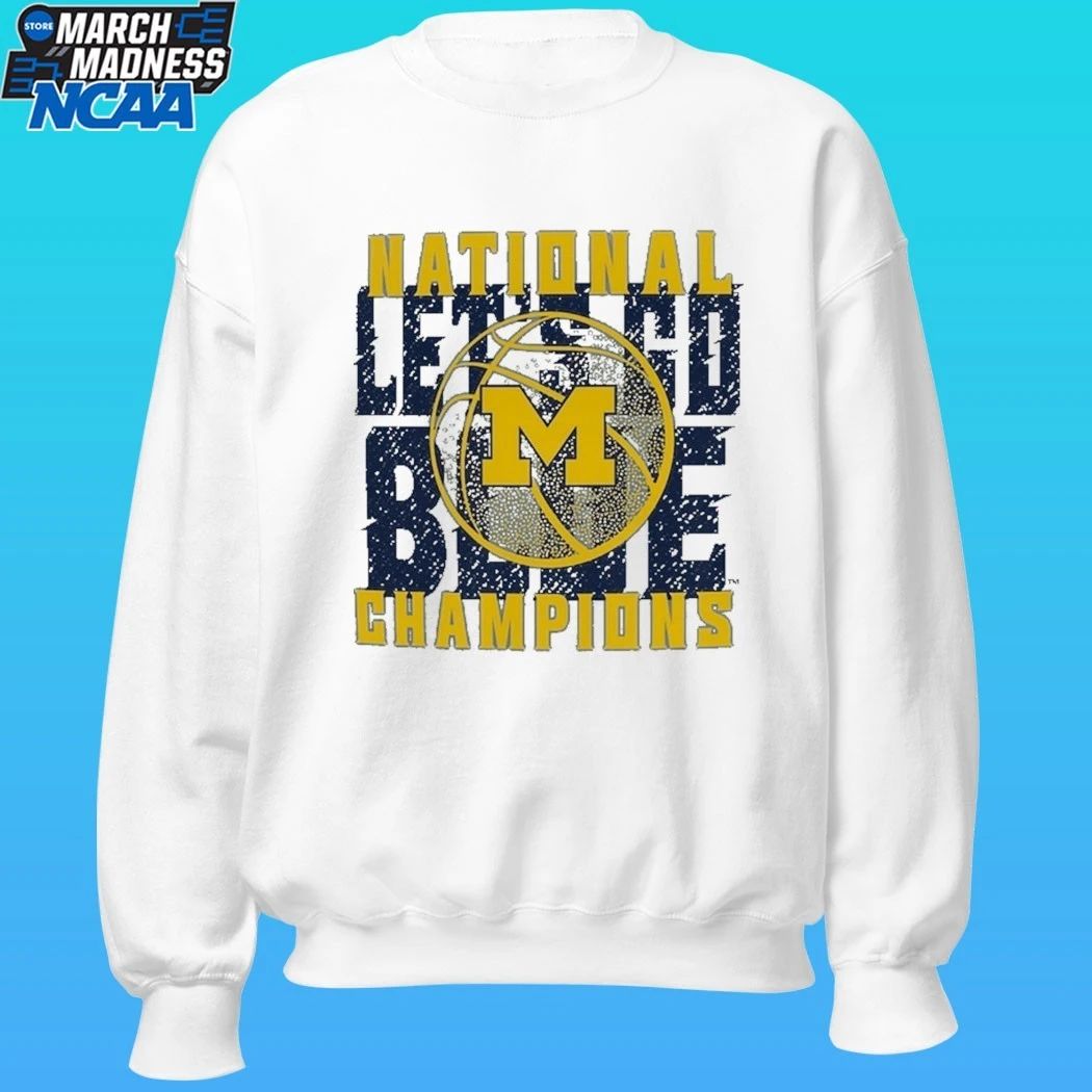 Michigan Wolverines Comfort Colors 2026 NCAA Men’s Basketball National Champions Phrase Overlay Shirt