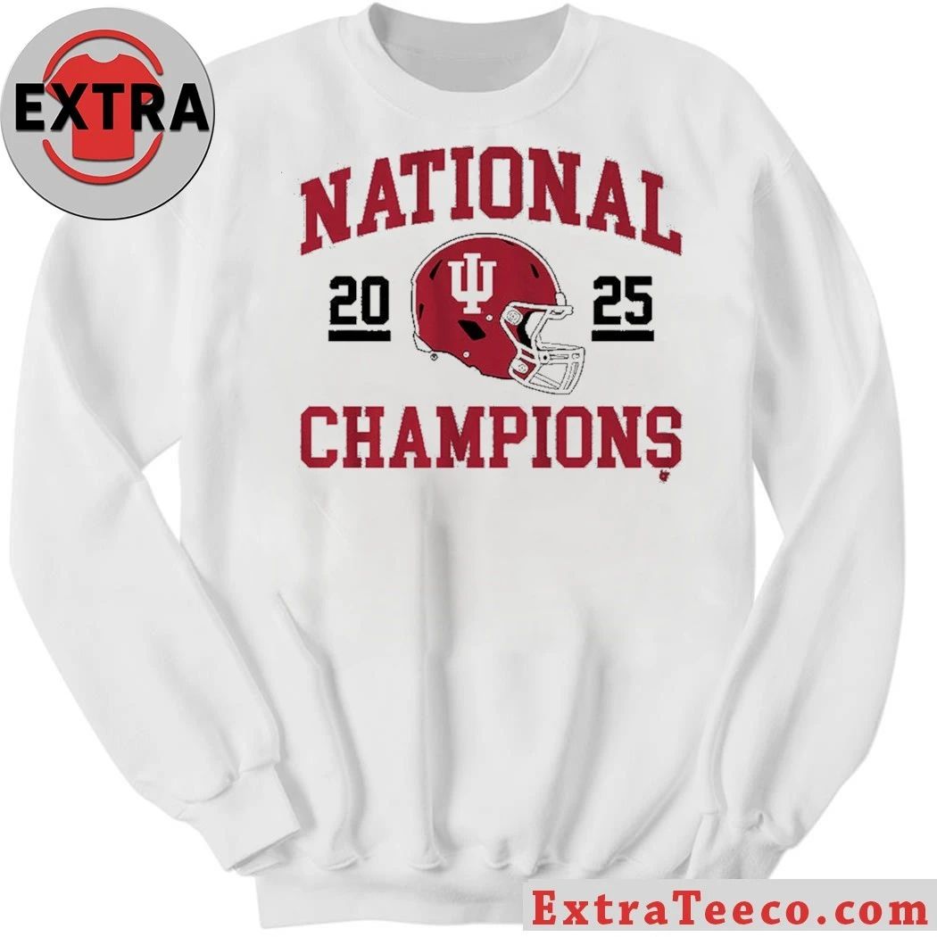 Indiana Football 2025 CFP National Champions Helmet Shirt