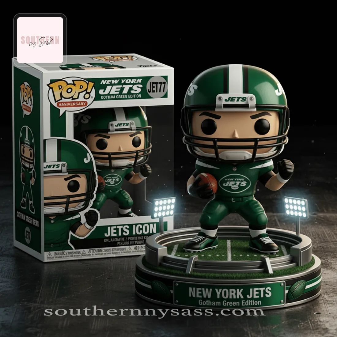 New York Jets Gotham Green Edition Anniversary Pop Figure Doll