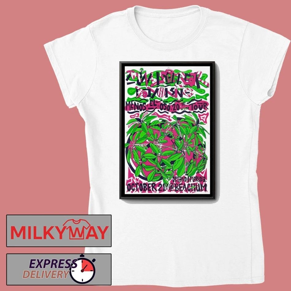 Minus The Bear Orlando, FL The Beacham Oct 21 2025 Poster shirt