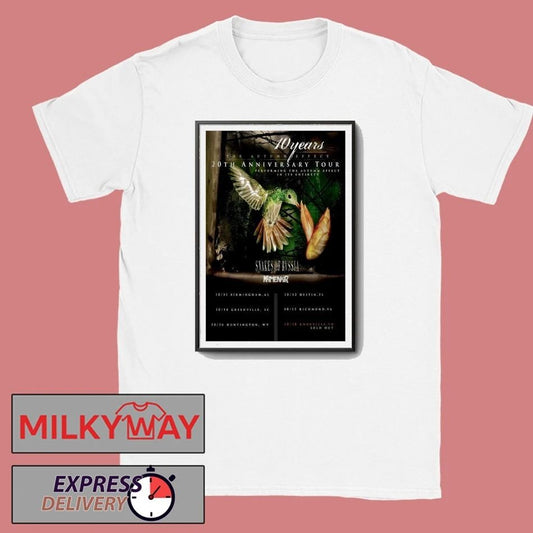 10 Years The Autumn Effect 10th Anniversary Tour 2025 October Poster shirt