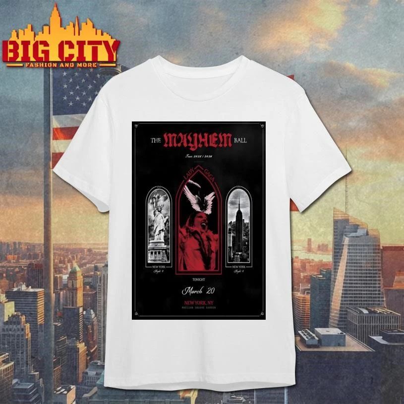Lady Gaga MSG New York On Mar 20 2026 Poster Shirt