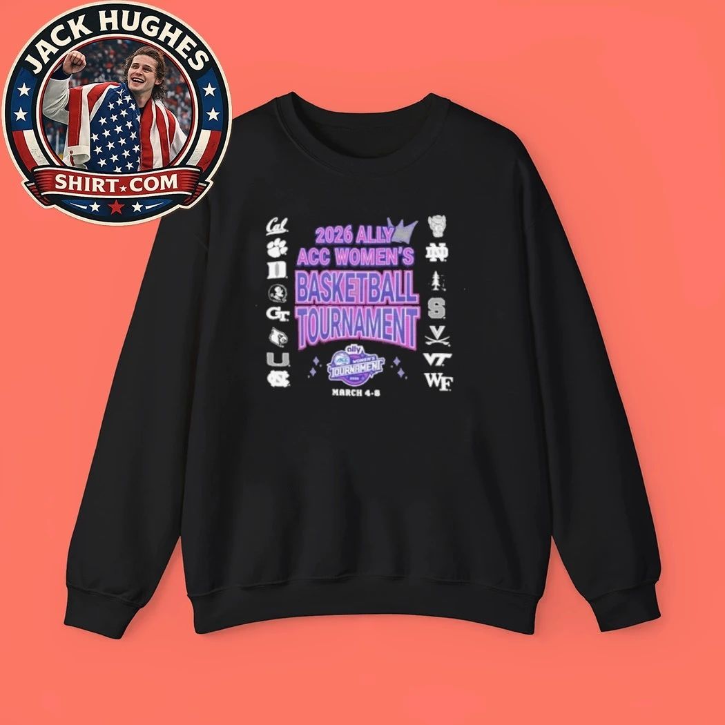 2026 Ally Acc Womens Basketball Tournament Team Logo Shirt