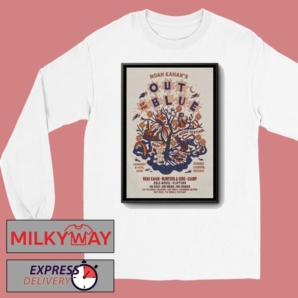 Noah Kahan Jan 8-11 2026 Mexico Poster shirt