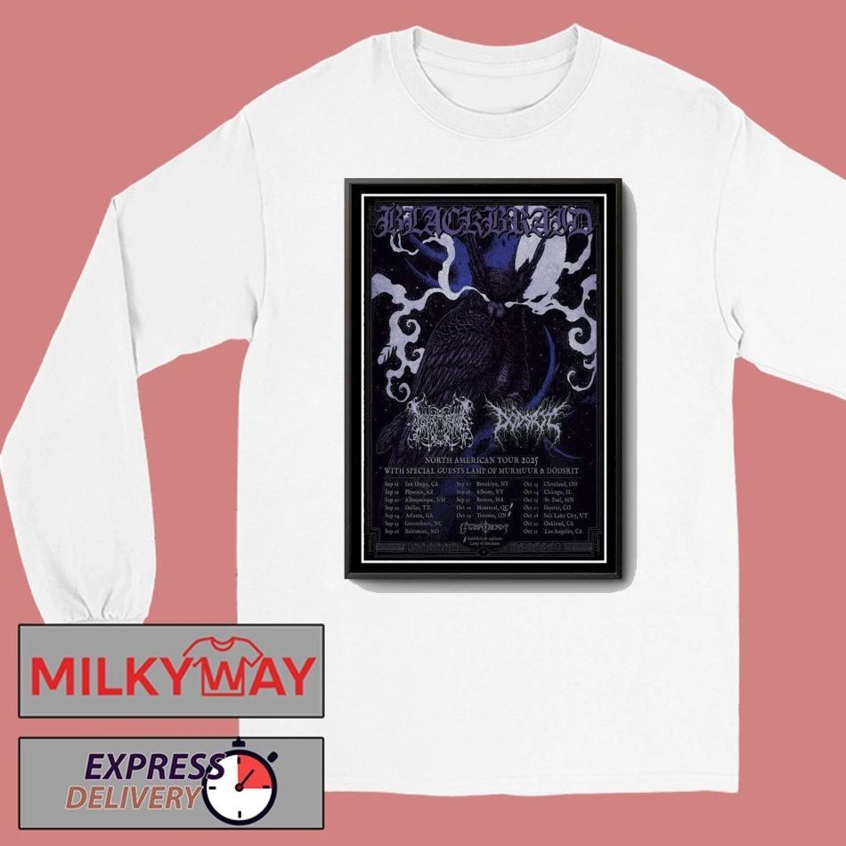 Blackbraid Tour North American 2025 Poster shirt