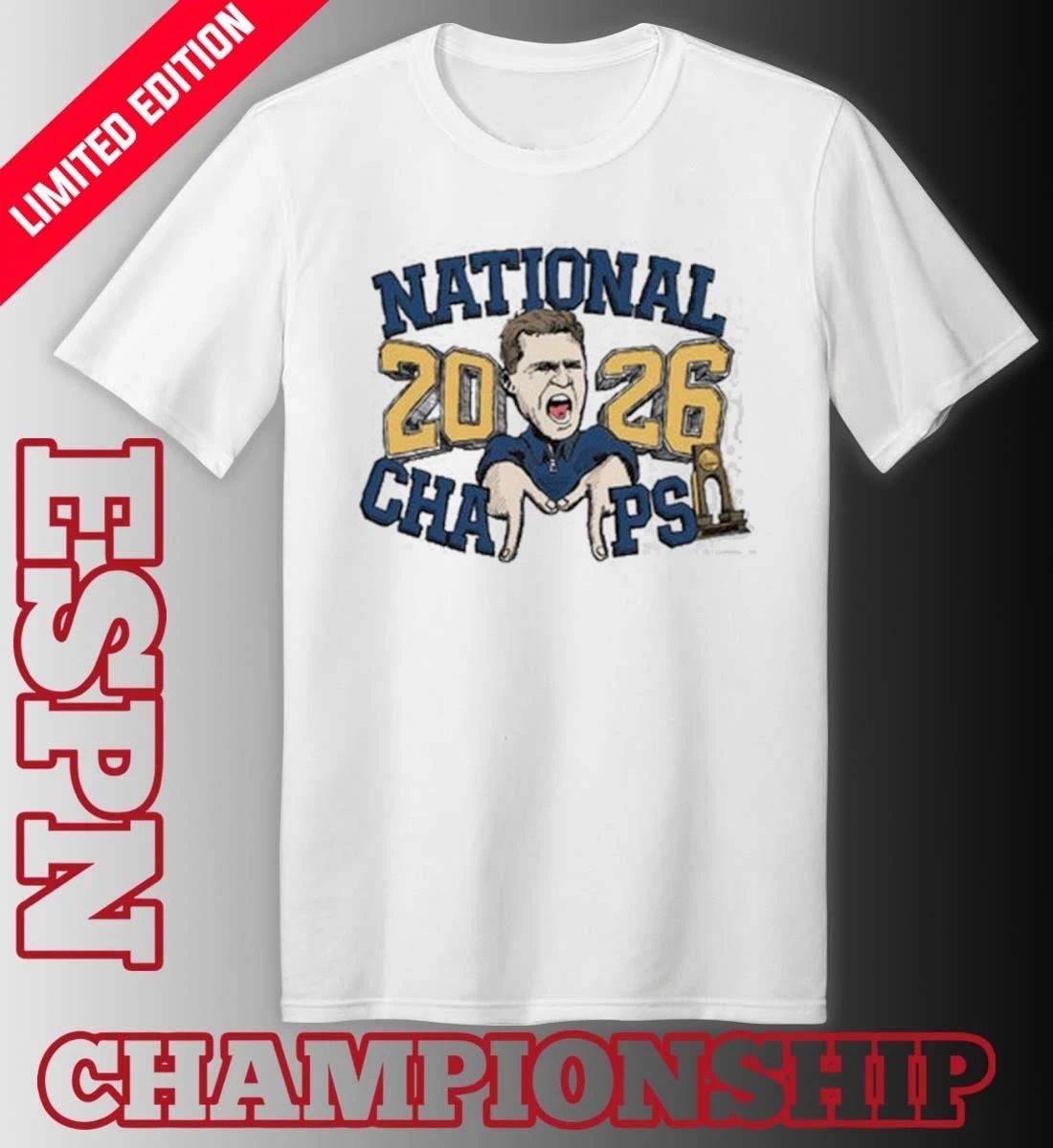 Michigan Wolverines Men’s Basketball 2026 National Champions Coach T-Shirt