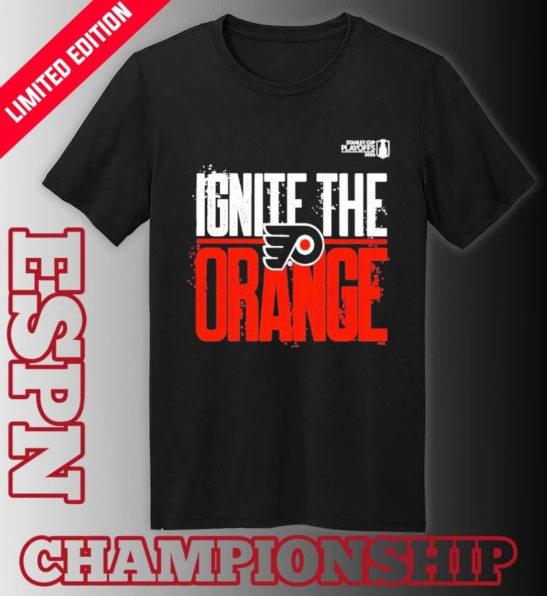 Philadelphia Flyers Ignite The Orange 2026 NHL Playoffs Slogan T-Shirt