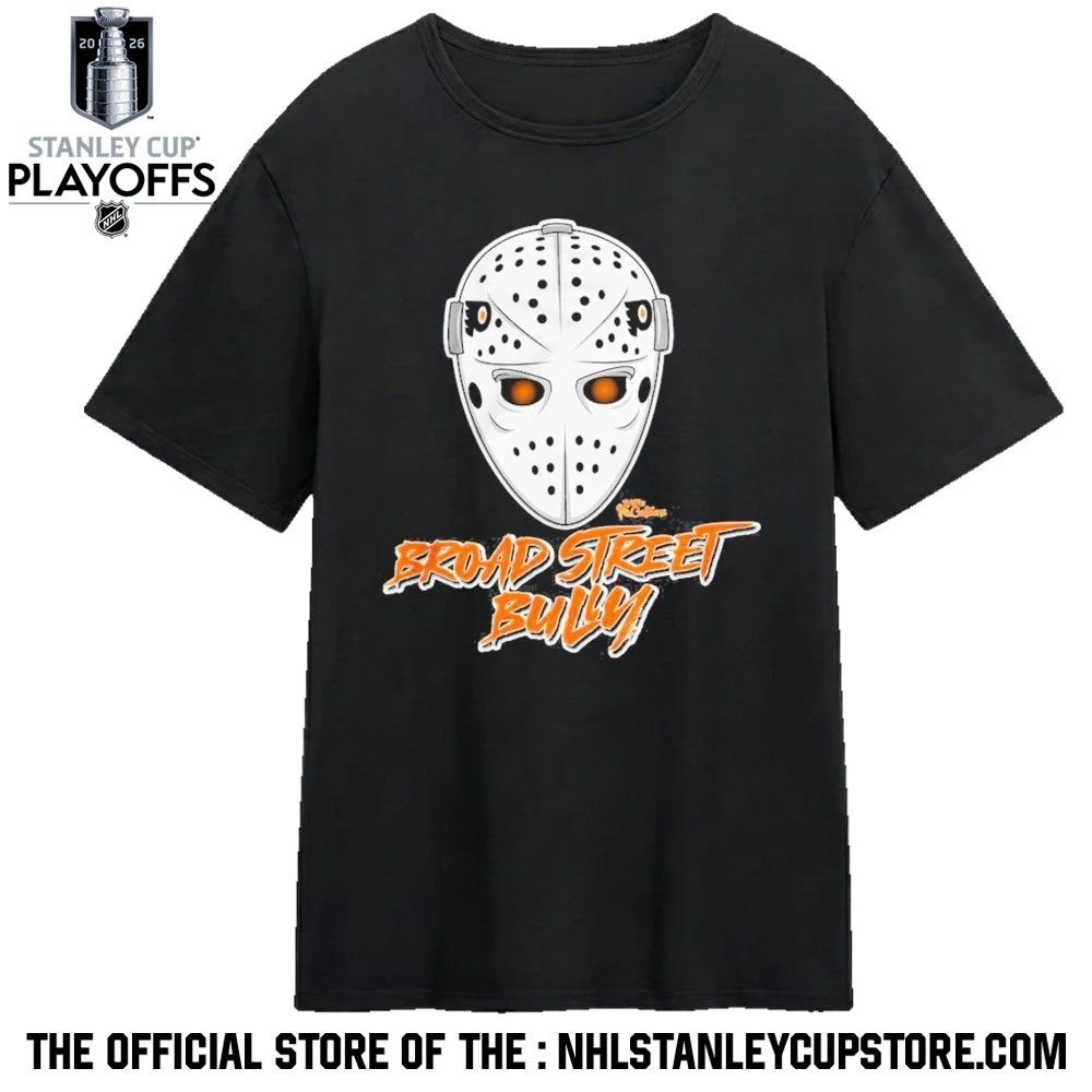 Believe Mask Philadelphia Flyers Broad Street Bully Shirt