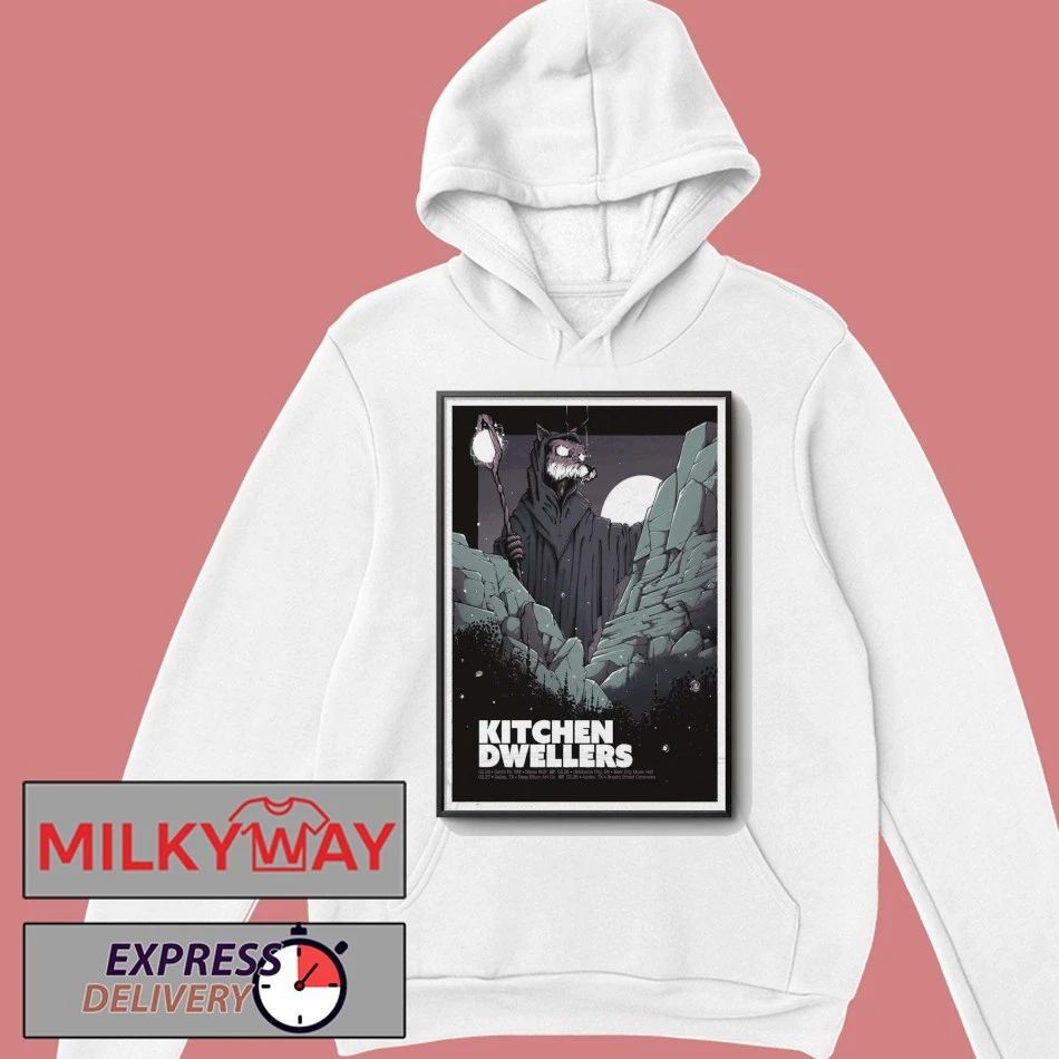 Kitchen Dwellers Poster Feb 2026 Tour shirt