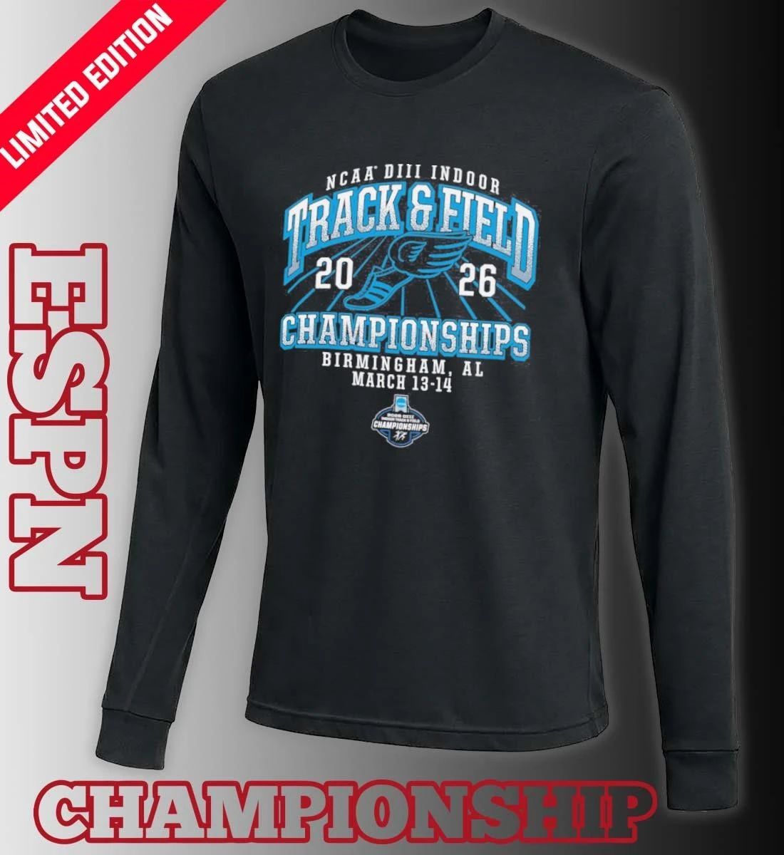 2026 NCAA DIII Indoor Track & Field Championships – Birmingham, AL Shirt