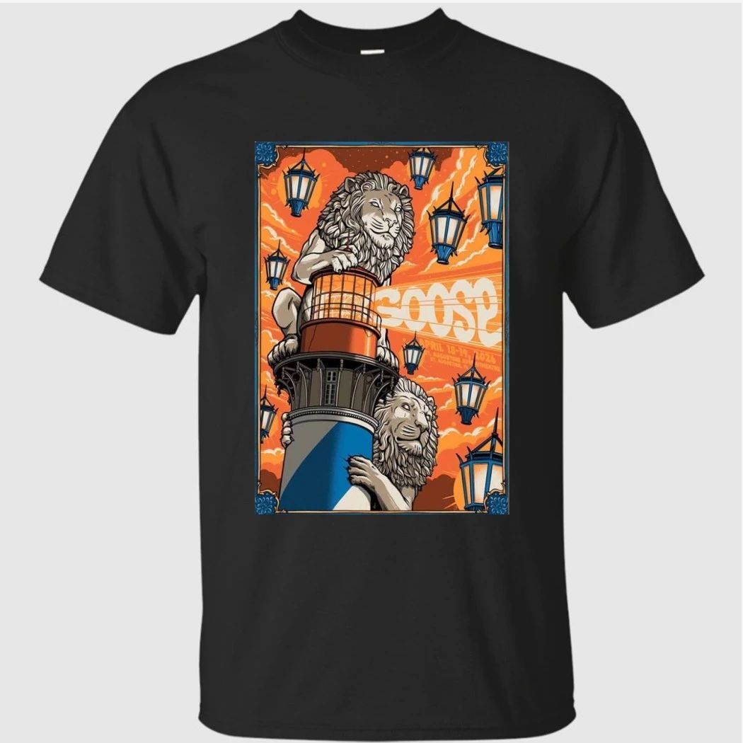 Goose The St. Augustine Amphitheatre Tour April 18-19 2026 Shirt