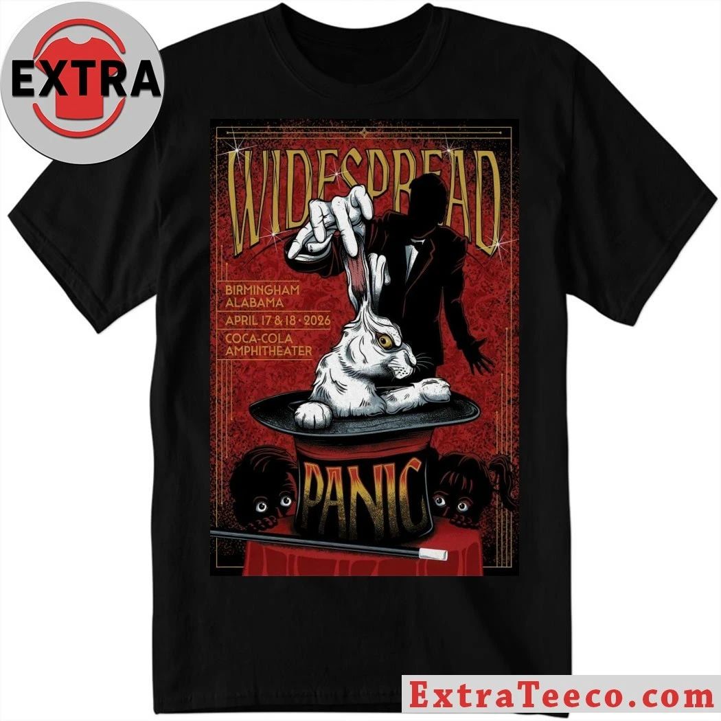 Widespread Panic Birmingham, AL 4 17-18 2026 Poster Shirt