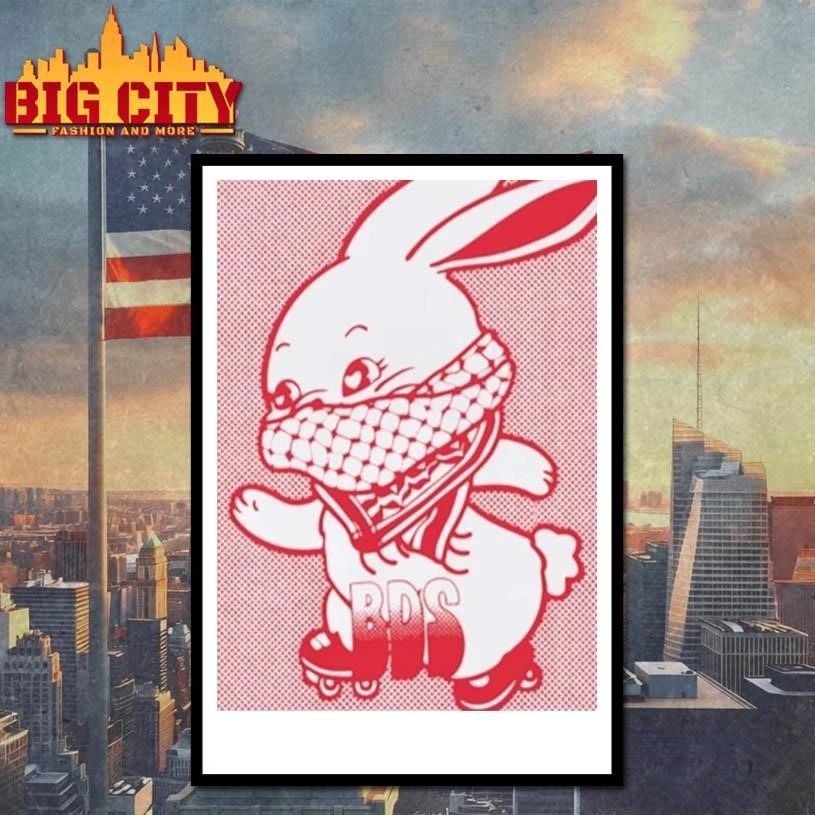 Palestine Bunnies BDS Graphic Shirt