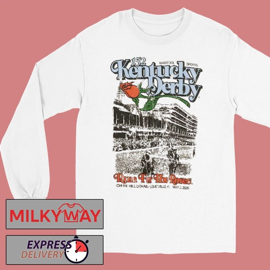 2026 Kentucky Derby x Barstool Sports Run For The Roses T-Shirt