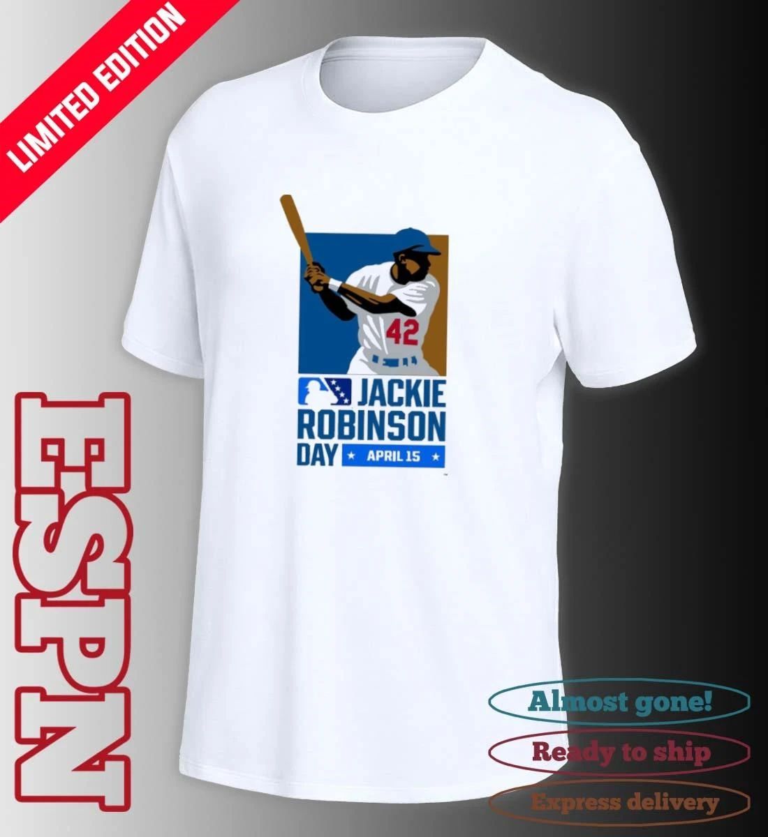 Jackie Robinson Day Dodgers April 15 shirt
