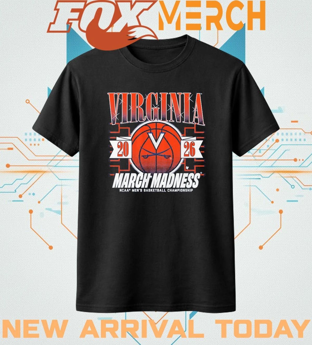 Virginia Cavaliers Men’s Basketball 2026 March Madness t-shirt