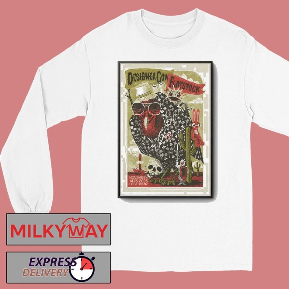 Flatstock 11 14-11 16 2025 Las Vegas NV Poster shirt