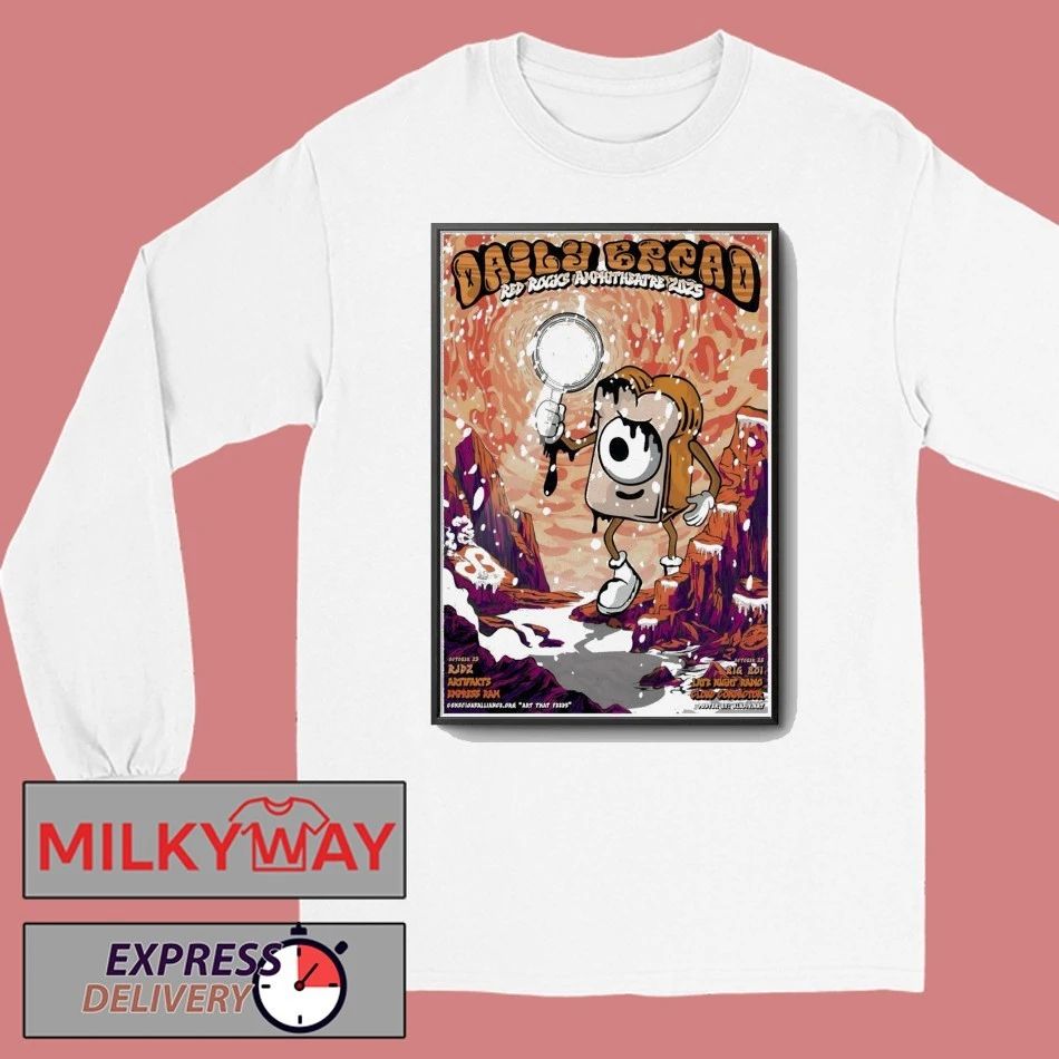 Daily Bread Oct 25-26 2025 Red Rocks Morrison CO Poster shirt