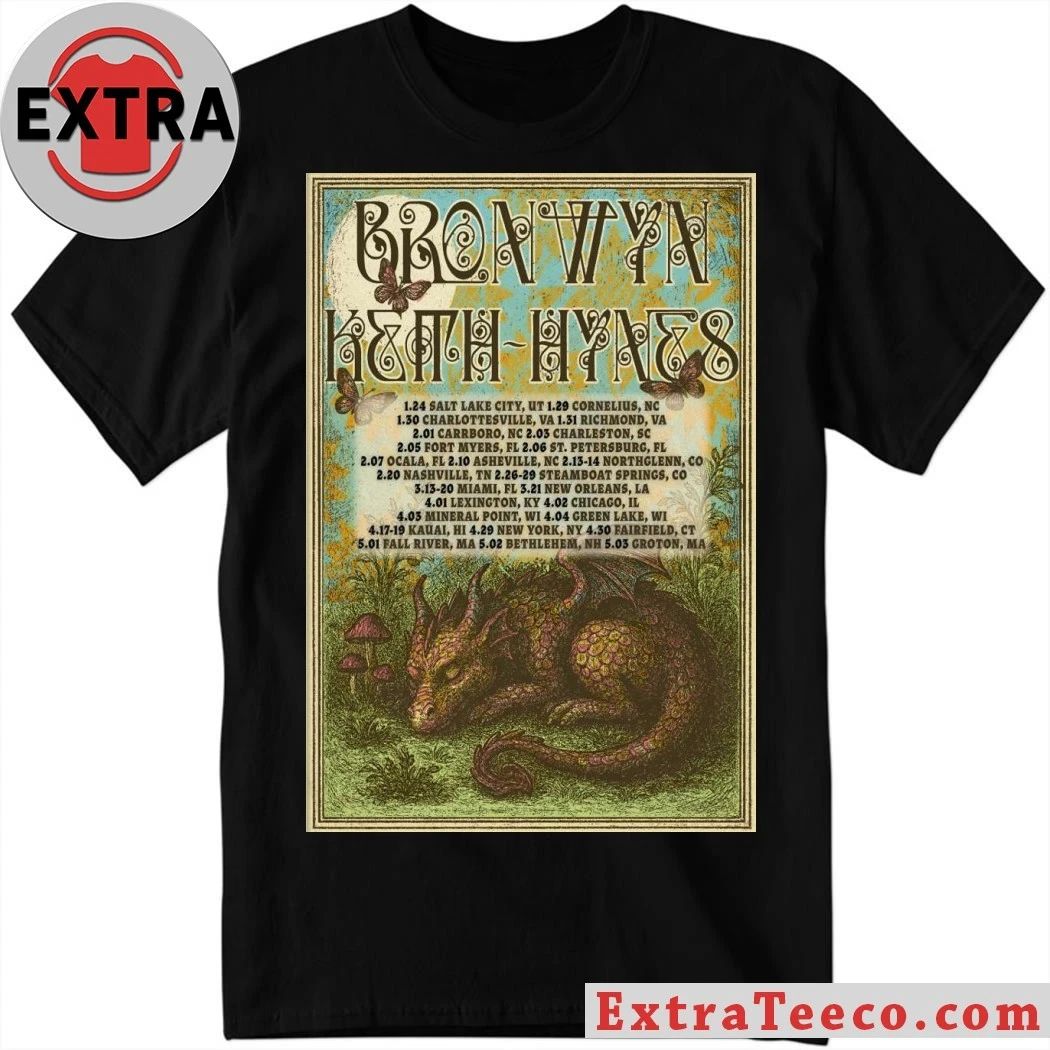 Original Poster Bronwyn Apr And May 2026 Tour T-Shirt
