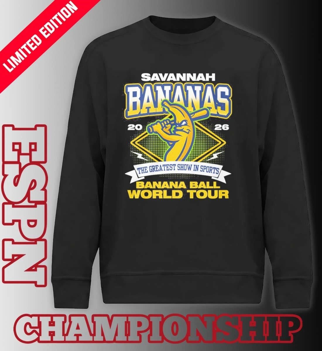 Savannah Bananas 2026 Banana Ball World Tour Shirt