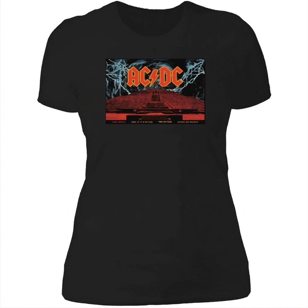 AC-DC Up Tour CDMX México 2026 Poster Shirt