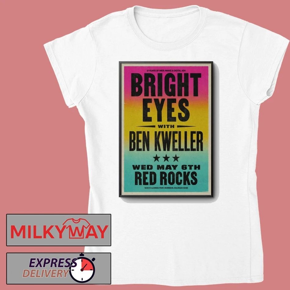 Bright Eyes May 6 2026 In Morrison, CO Tour Poster shirt