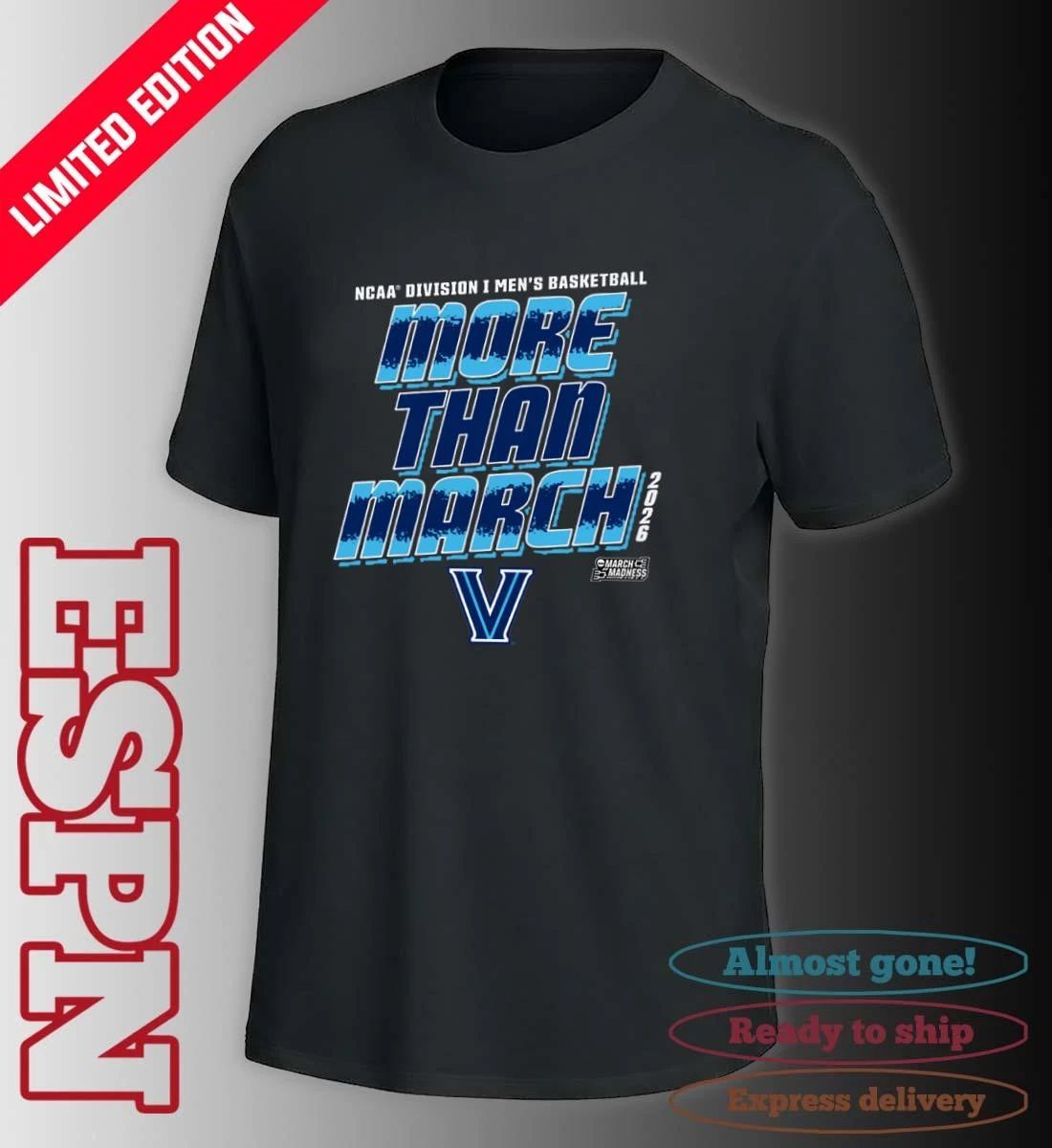 Villanova Men’s Basketball More Than March 2026 Shirt