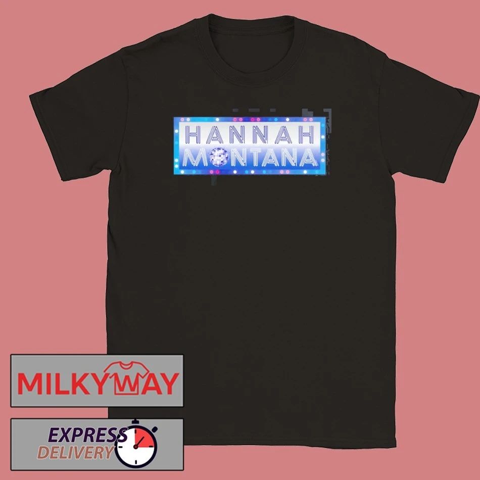 Hannah Montana 20 Years Anniversary Disco Lights Billboard Logo T-Shirt
