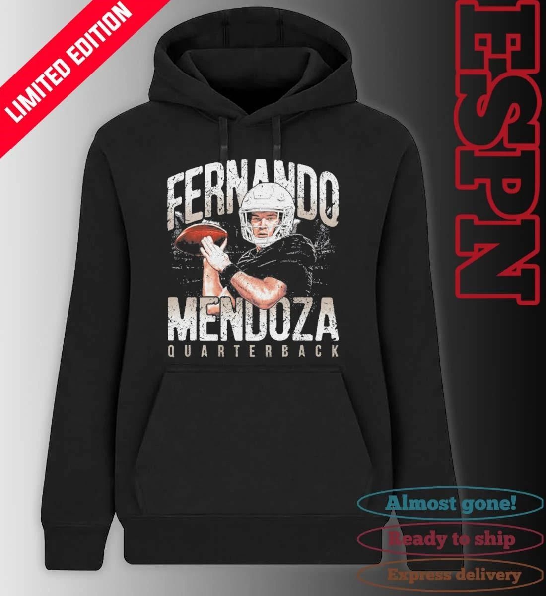 Fernando Mendoza Vegas Raiders Player Name Quarterback Shirt