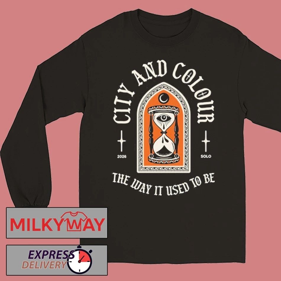 City And Colour Solo Tour May 2026 Black Shirt