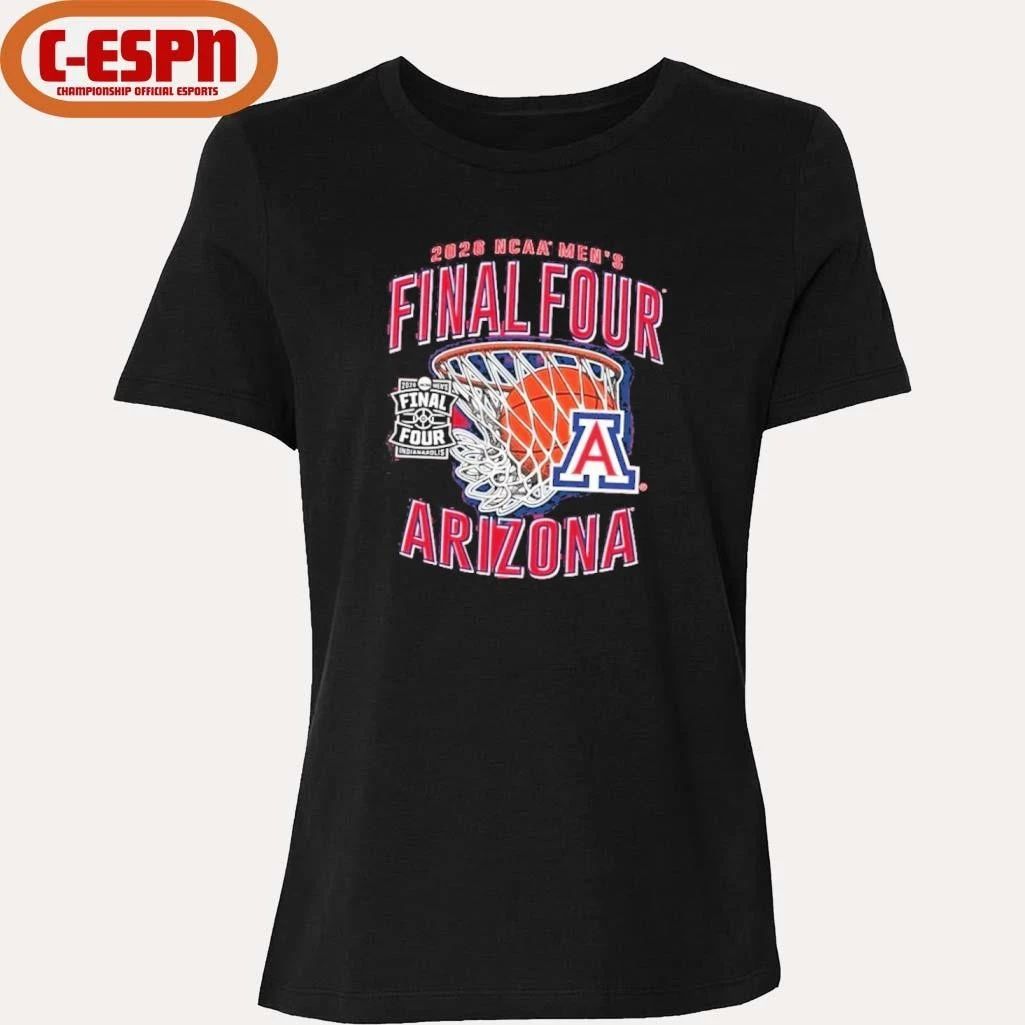 NCAA Arizona Wildcats 2026 Final Four Swoosh Net T-Shirt
