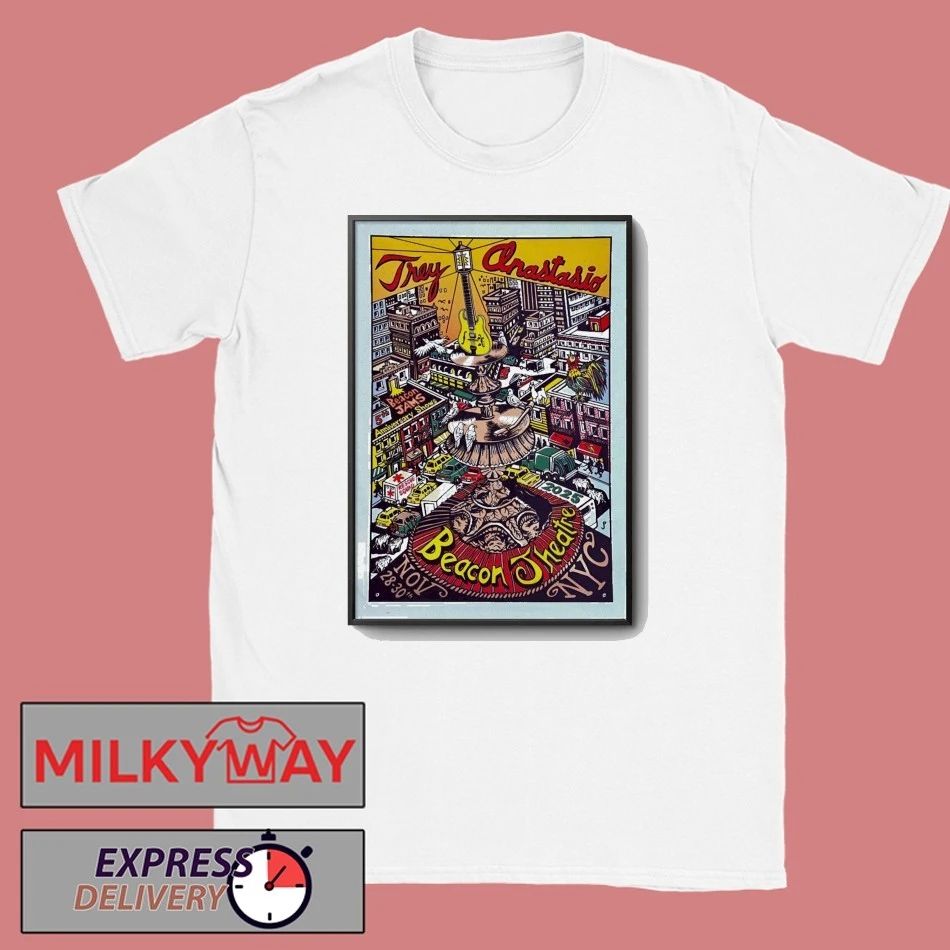 Trey Anastasio Band NYC Event On Nov 28 2025 Poster shirt