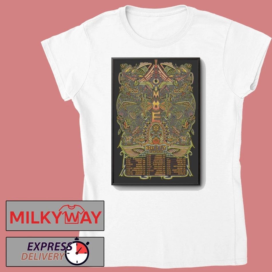 Poster Moe. Born To Fly Tour 2026 shirt