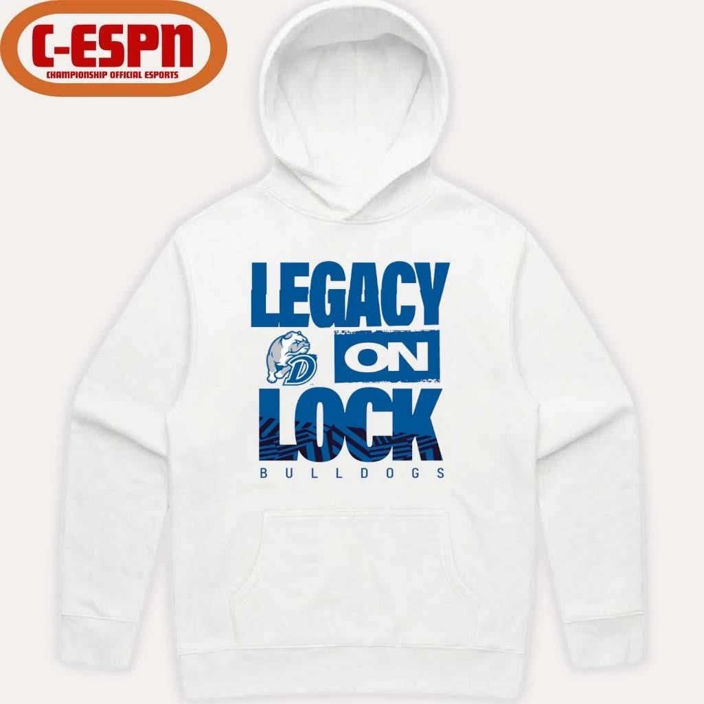 Drake Men’s Basketball Legacy On Lock Bench T-Shirt